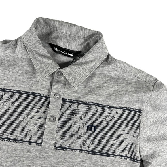 NEW 2022 Travis Mathew Make Camp Golf Polo Heather Light Gray Men’s Small NWT - Picture 1 of 6